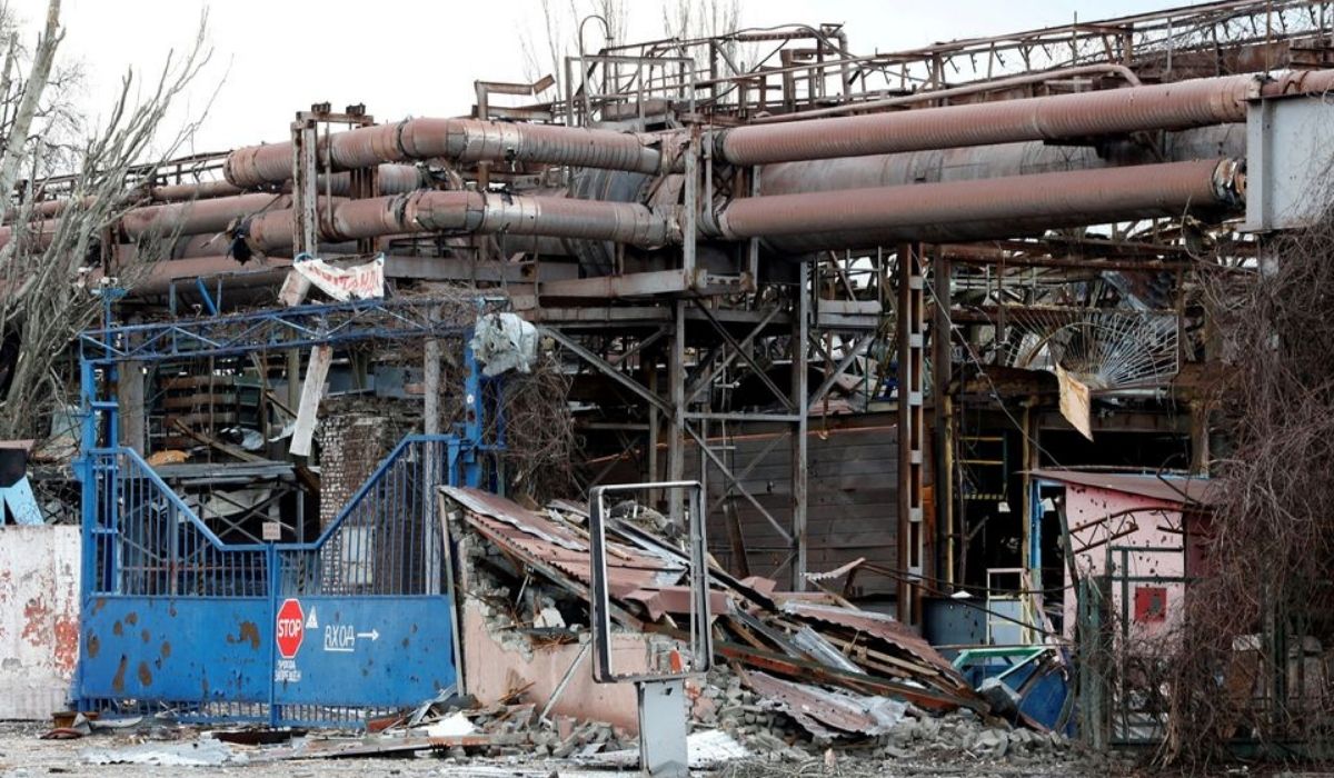 Ukraine-Russia conflict in the southern port city of Mariupol